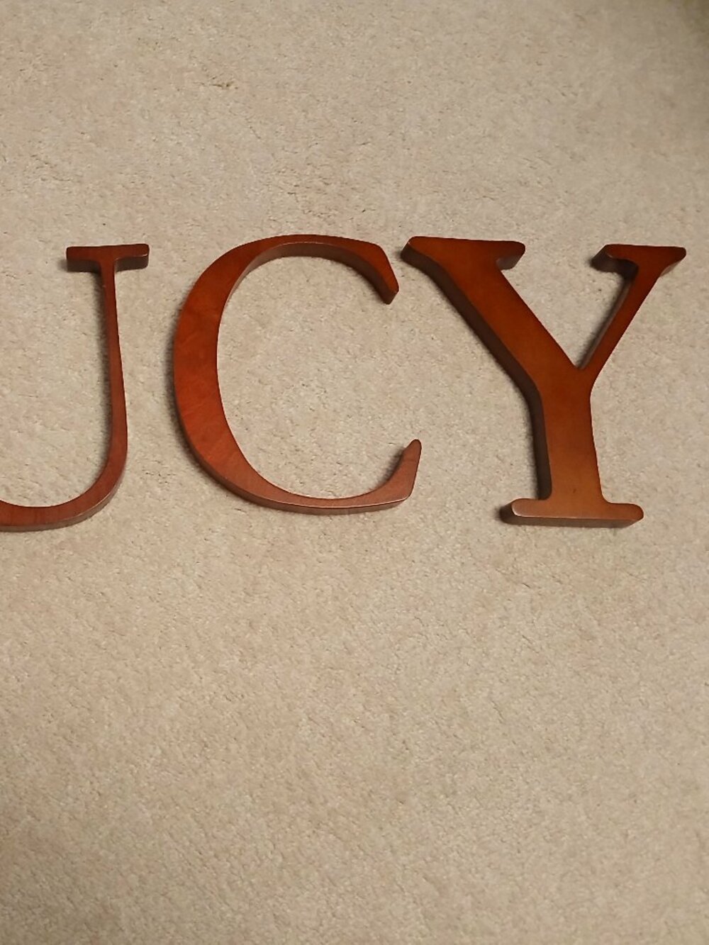 Wall Decor - 8" Letters 'LUCY' - Picture 2 of 5